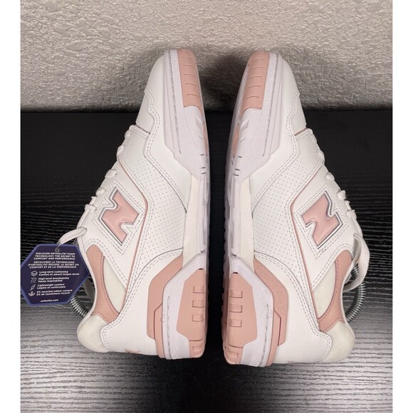 New Balance 550 White Pink Women Sz 10 LifeStyle Casual Shoes Sneakers BBW550BP - Picture 7 of 10